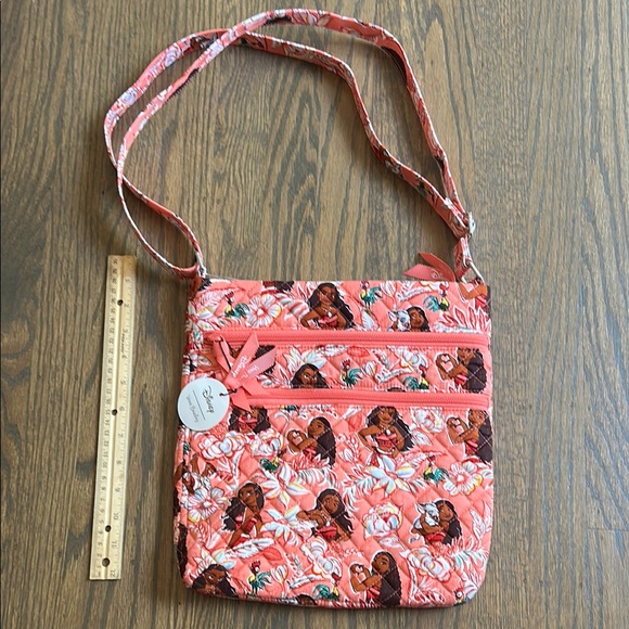 Vera Bradley Moana Pink Crossbody Bag with Quilted Design - Picture 4 of 8